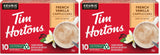 Tim Hortons French Vanilla Cappuccino, Single Serve Keurig K-Cup Pods, 10 Count (Pack of 2)