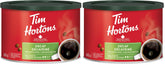 Tim Hortons Decaf, Fine Grind Coffee, Medium Roast, 640g Can (Pack of 2)
