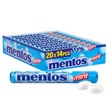 Mentos Chewy Mints, Mint - Pack of 20 Rolls (280 Pieces), 37g per roll