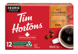 Tim Hortons Colombian Coffee, Single Serve Keurig K-Cup Pods, Medium Roast, 72 Count
