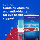 hydraSense VitaPro Eye Drops, For Dry Eyes, Preservative Free, Hydration + Eye Health Support, 10ml