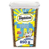 TEMPTATIONS Mix-Ups Adult Cat Treats Tuna, Shrimp & Salmon Flavour, 850g Tub (Pack of 2)