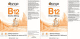 Orange Naturals Vitamin B-12 Liquid Drops, 15 ml, 300-Day Supply, Methylcobalamin 500mcg – Tasty Blueberry Flavor, Promotes Daily Vitality and Wellness – Vegan, Non-GMO, Made in Canada, Easy-to-Use