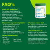 Organika Enhanced Collagen Peptides Powder (Type 1 & 3) – 10g Per Serving for Hair, Skin, Nails & Joints – Canadian-Made, Grass-Fed, Non-GMO, 500g