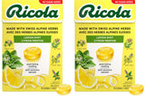 Ricola Sugar Free Lemon Mint Throat Drops, 18 Count Box, Refreshing Relief From Throat Irritations Oral Anesthetic (Pack of 2)