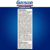 Gaviscon Extra Strength Flavour Burst Tablets - 120 Count - Chewable Foaming Antacid Tablets for Day and Night Heartburn Relief, Acid Reflux and GERD Relief, Fruit Blast - Free of Aluminum, Lactose and Gluten
