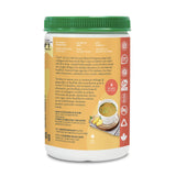 Organika Chicken Bone Broth Powder with Ginger- Free Range and Vegetarian Fed Chickens- Keto Friendly, High Protein and Mineral Content- 300g
