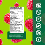 Organika Canadian-Made Electrolytes Powder with Vitamin C & Prebiotic Fibre - Sugar-Free Hydration Drink Mix - Wild Raspberry - 350 g - 100 servings