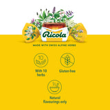 Ricola Glacier Mint Cough Suppressant Throat Drops, 18 Count Box (Pack of 10)
