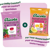 Ricola Berry Medley Herbal Cough Drops with Swiss Alpine Herbs and Low Menthol for Everyday Throat and Voice Care - 45 Count - Throat Lozenges with Low Sugar