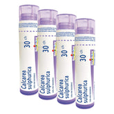Boiron Calcarea sulphurica 30ch,Homeopathic Medicine. Each Tube Contains 4 g (Approximately 80 pellets) (Pack of 4)