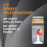 Drixoral Nasal Congestion Spray, Soothes and Moisturizes Dry and Irritated Nasal Passages, 25ml