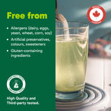 Organika Electrolytes Powder with Magnesium – 3 Forms of Magnesium (Malate, Bisglycinate, L-Threonate) + Potassium, Vit B6, B12, D3 – Hydration & Muscle Recovery Support – Sugar-Free, Lemonade – 30 x 5g Sachets