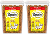 TEMPTATIONS Cat Treats, Tasty Chicken Flavour, 454g Tub (Pack of 2)