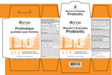 Orange Naturals - Women's Everyday Probiotic, 30 Veg Caps 30-Day Supply - Helps Restore & Maintain Healthy Vaginal Flora, Urinary Care - Probiotic Supplement with Lactobacillus Acidophilus & Rhamnosus