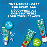 Tom's of Maine Children's Silly Strawberry Natural Fluoride Free Anticavity Toothpaste - Fruity Flavor, 90 mL