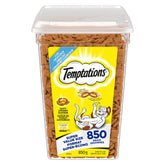 TEMPTATIONS Adult Cat Treats Tasty Chicken Flavour, 850g Tub