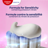 Colgate Sensitive Toothpaste for Sensitive Teeth, 1 Pack, Anticavity Toothpaste with Fluoride and Potassium Nitrate, Helps Prevent Bad Breath, Cavities, and Tartar Buildup, Spearmint, 72 mL
