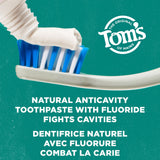 Tom's of Maine Whole Care Fluoride Natural Toothpaste, Peppermint, 85 mL