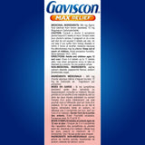 Gaviscon Max Relief Tablets - 50 Count - Chewable Foaming Antacid Tablets for Day and Night Heartburn Relief, Acid Reflux and GERD Relief, Cooling & Refreshing Peppermint - Free of Aluminum & Lactose