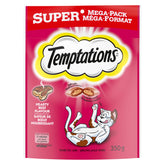 TEMPTATIONS Cat Treats, Hearty Beef Flavour, 350g Pouch