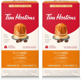 Tim Hortons Caramel Espresso Capsules, Nespresso Original Line Compatible Capsules, 10 Count (Pack of 2)