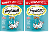 TEMPTATIONS Cat Treats, Tempting Tuna Flavour, 350g Pouch (Pack of 2)