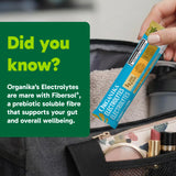 Organika Canadian-Made Electrolytes Powder with Vitamin C & Prebiotic Fibre - Sugar-Free Hydration Drink Mix - Lemon Iced Tea - 20 Single-Serve Sachets x 3.5g