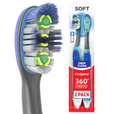 Colgate 360 Floss Tip Sonic Power Toothbrush, Soft, 2 Count