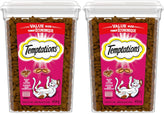 TEMPTATIONS Cat Treats, Hearty Beef Flavour, 454g Tub (Pack of 2)