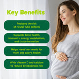 Organika Essential Prenatal – Vegetarian Prenatal Multivitamin for Baby & Mom – Complete Nutrition with Methylated Folate, Iron, Choline, Vitamin D & Calcium – Supports Pregnancy, Postpartum Health