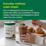 Organika Chocolate Enhanced Collagen Powder (Type 1 & 3) – 10g Per Serving for Hair, Skin, Nails & Joints – Canadian-Made, Grass-Fed, Non-GMO, 504g