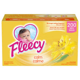 Fleecy Fabric Softener Dryer Sheets - For Irresistibly Soft & Static-Free Clothes | Paraben & Phosphate Free | Softener for Laundry | (Calm) 200 Sheets