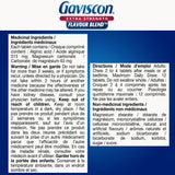 Gaviscon Extra Strength Tablets - Less Sugar, Zesty Mint, 60-Count - Chewable Foaming Antacid Tablets for Day and Night Heartburn Relief, Acid Reflux & GERD - Free from Aluminum, Lactose and Gluten
