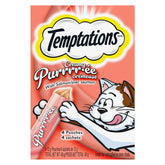 TEMPTATIONS Cat Treats, Adult Creamy Puree Lickables, Salmon, 12g Pouches (44 Pack)