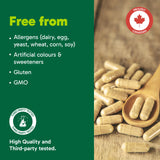 Organika Canadian-Made Milk Thistle 250 Mg Bonus Size 220 count- Liver Protectant From Silymarin Seed- 220vcaps