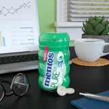Mentos Pure Fresh, Spearmint Sugar-free Gum - Pack of 6 Bottles (300 Pieces)