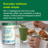 Organika Enhanced Collagen Powder (Type 1 & 3) – 10g Per Serving for Hair, Skin, Nails & Joints – Canadian-Made, Grass-Fed, Non-GMO, 250g