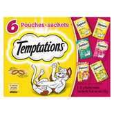 TEMPTATIONS Cat Treats, Assorted Variety Pack, 510g (6x85g Pack)