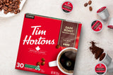 Tim Hortons Dark Roast Coffee, Single Serve Keurig K-Cup Pods, 30 Count