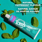 Tom's of Maine Whole Care Fluoride Natural Toothpaste, Peppermint, 85 mL