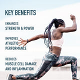 Organika Canadian-Made Creatine Capsules- Pure Micronized Creatine Monohydrate - Helps Build Lean Muscle, Improve Recovery and Performance for Men and Women- 300vcaps