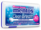 Mentos Clean Breath, Peppermint Mints - Pack of 12 (360 Pieces)