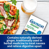 Gaviscon Anti Nausea Ginger Capsules - 18 Count - Tablets for Nausea Relief & Digestion Support, Natural Ginger - Free of Aluminum, Lactose and Gluten