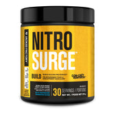 Nitrosurge Build Pre Workout - PreWorkout Powder w/Con-Cret Creatine HCL, Beta Alanine, & L-Citrulline for Increased Energy, Focus, & Muscle Growth - 30 Servings, Blue Raspberry