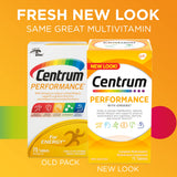 Centrum Performance Multivitamins/Minerals Supplement for Men & Women with Ginseng for Energy, 75 Tablets (Packaging May Vary)