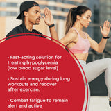GlucoNOW FAST Glucose Chews, 4g Sugar, Raspberry Flavour - 50 chewable tablets