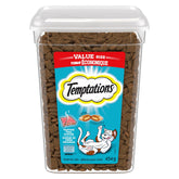TEMPTATIONS Cat Treats, Tempting Tuna Flavour, 454g Tub