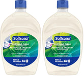 Softsoap Antibacterial Liquid Hand Soap Refill - Clean Aloe Vera 1.47 Liters - Moisturizing Hand Wash, Savon a Main, Dermatologically Tested, for Soft Smooth Skin (Pack of 2)