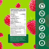 Organika Canadian-Made Electrolytes Powder with Vitamin C & Prebiotic Fibre - Sugar-Free Hydration Drink Mix - Wild Raspberry - 20 Single-Serve Sachets x 3.5g
